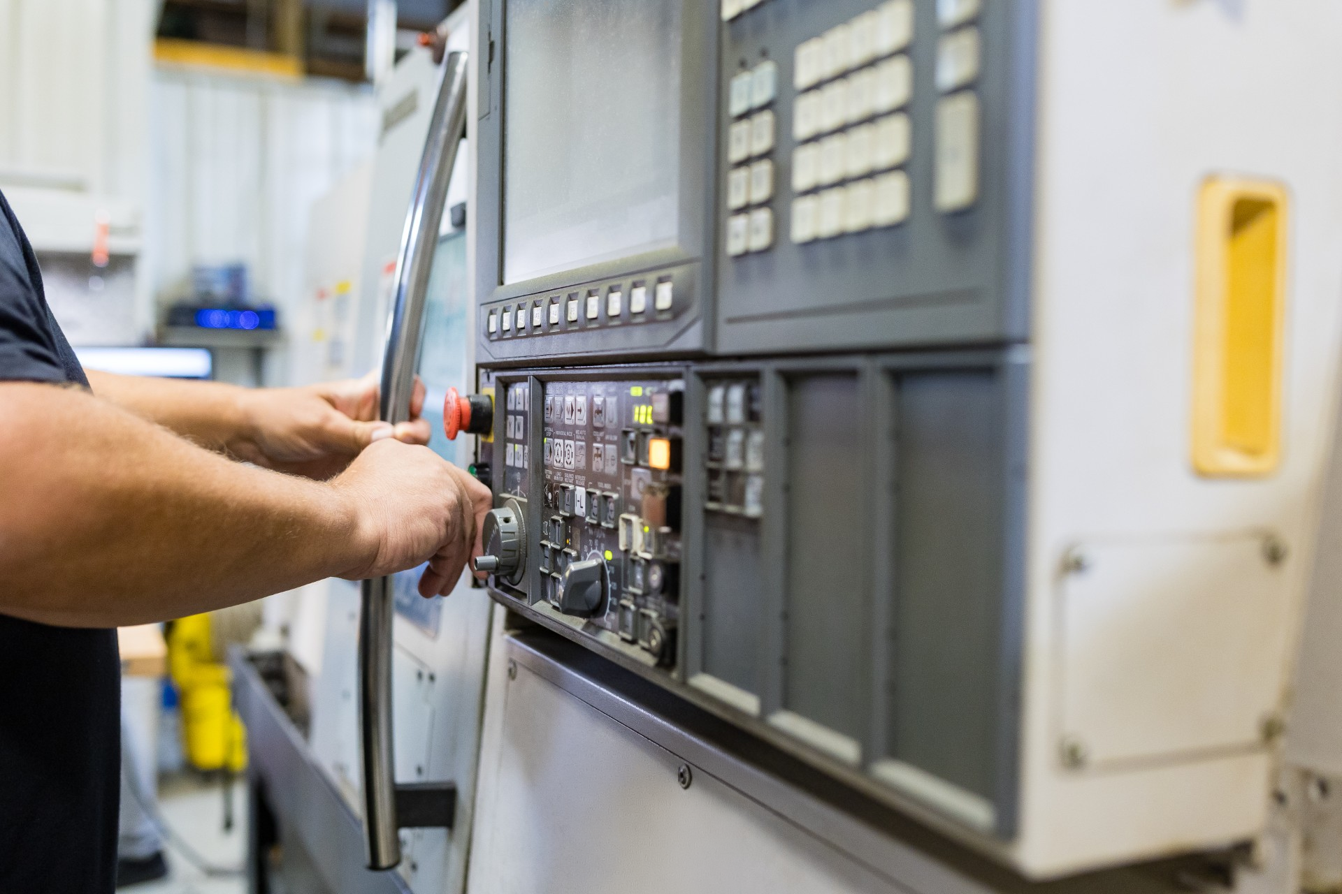 Veit Tool Employee Using Equipment Veit Tool Employee Using Equipment